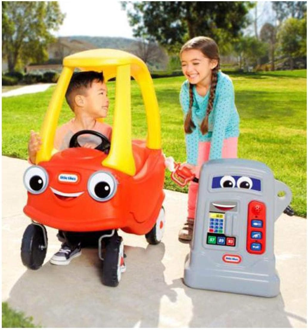 Little Tikes Cozy Pumper - Fuel Station Toy for Toddlers, Ride-On Toys Accessory - with Hose, Nozzle, & Card Swipe - Plays Real Sounds - Encourages Creative Play - for Ages 18 Months to 5 Years