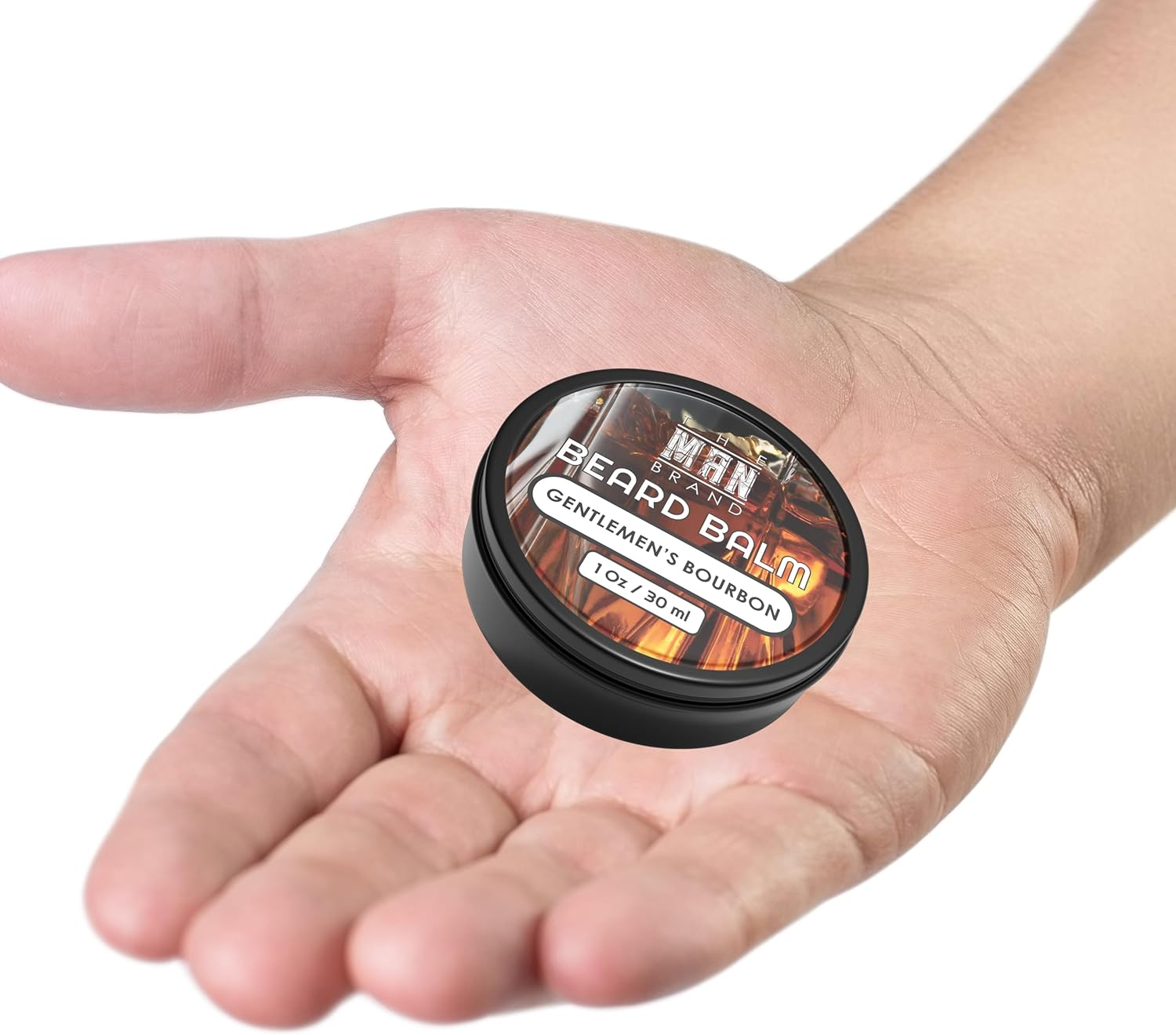 Beard Grooming Product - Natural Beeswax Based Conditioning Balm for Styling and Care - Scented in Gentlemen'S Bourbon (1 Oz / 30 Ml) image number 4