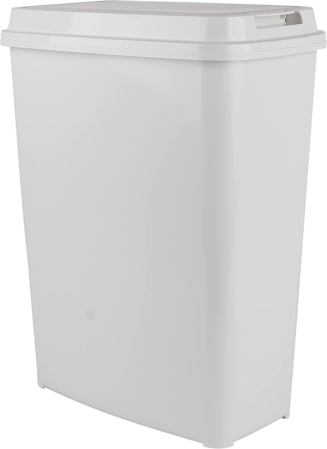 Willow Touch Top Bin, 30 Litre Capacity, White/Charcoal image number 1