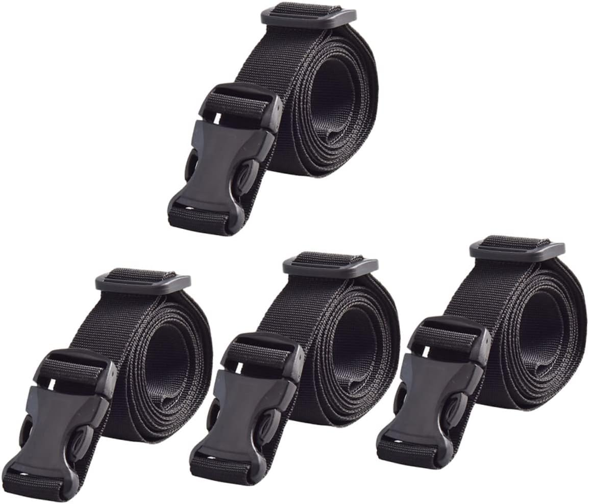 VALICLUD 4Pcs Tie down Straps for Luggage Practical Outdoor Luggage Tie down Straps Buckle for Suitcases and Travel Gear to Secure Belongings during Trips image number 2