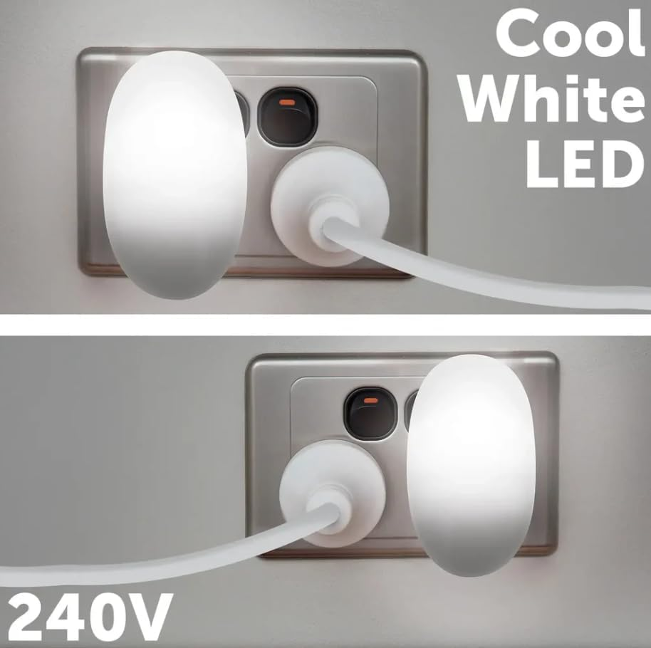 Arlec Mini Plug in Nightlight Bedroom Stairs Hallway Led Night Light 3 Pack