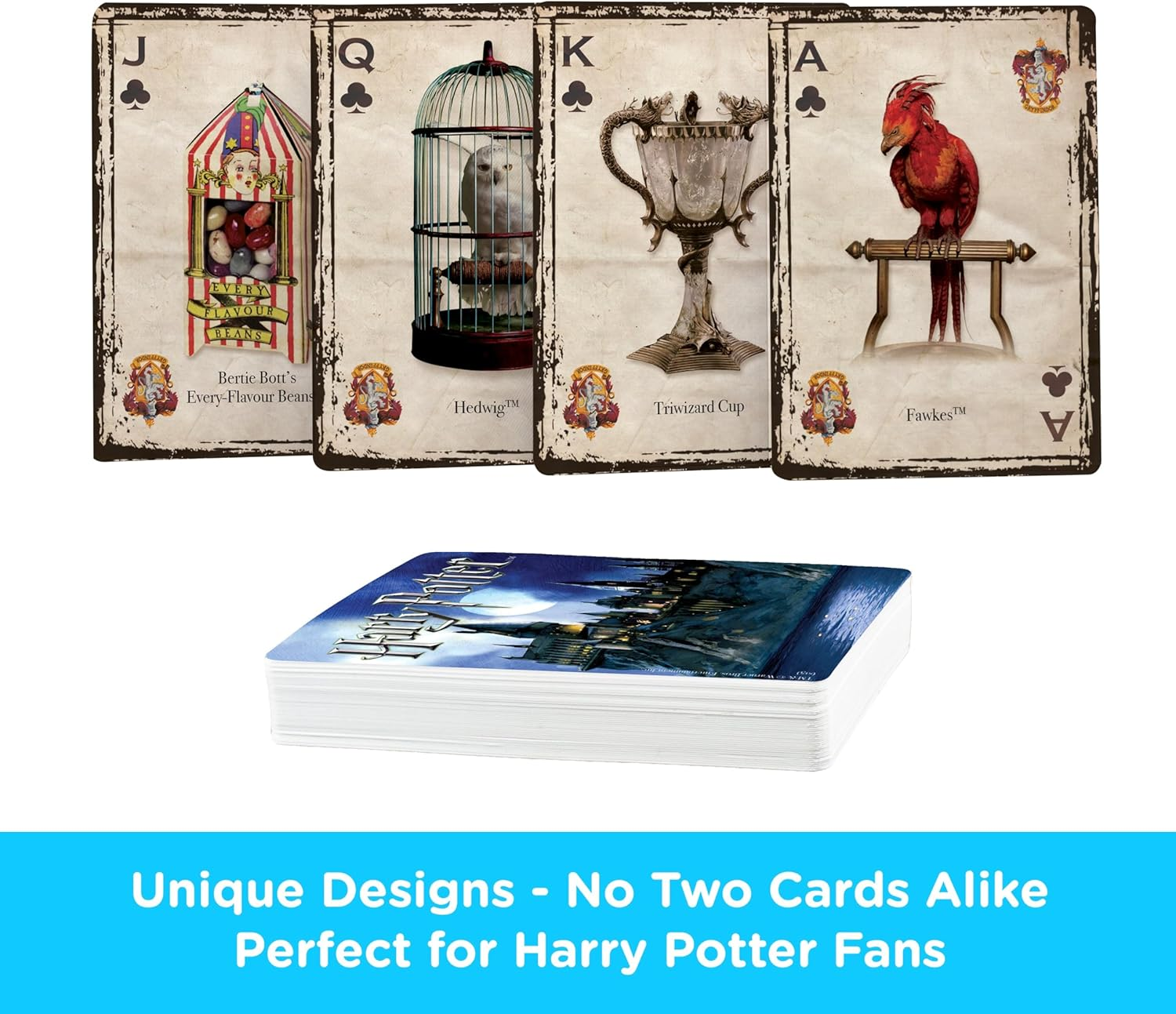 Aquarius Harry Potter Symbols Playing Cards image number 5