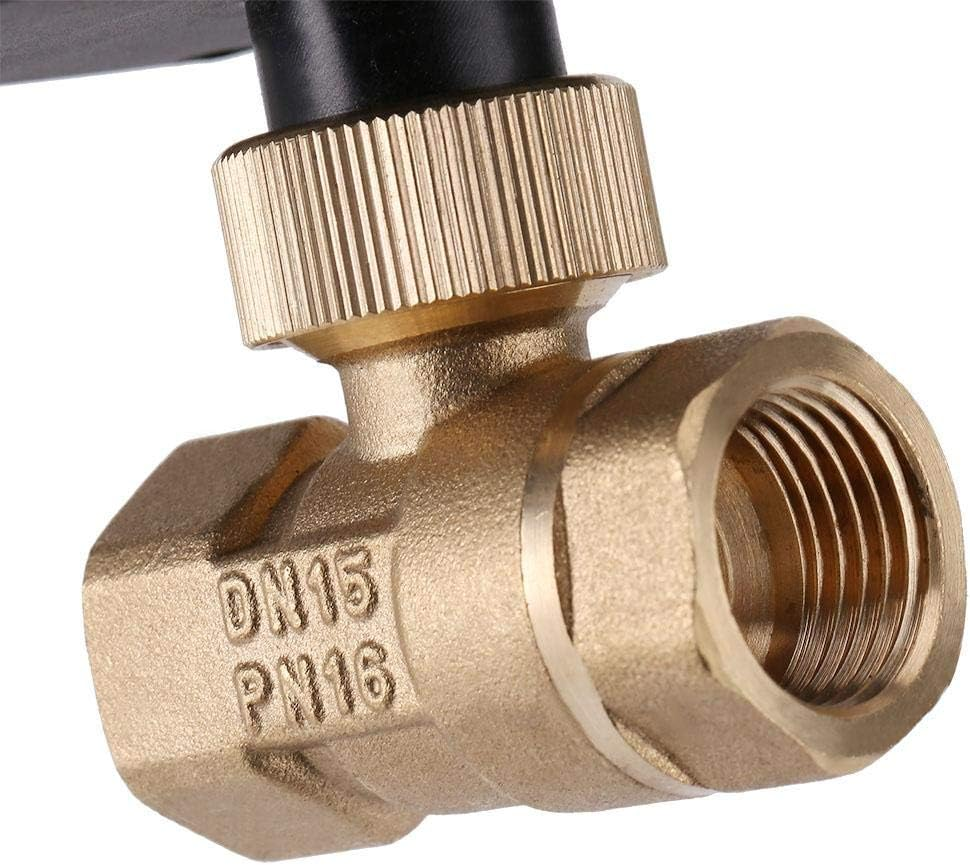 Motorized Ball Valve, AC 220V Brass Electrical Ball Valve 2 Way 3-Wire 1.6Mpa Thread, Energy Saving(Dn15) image number 4