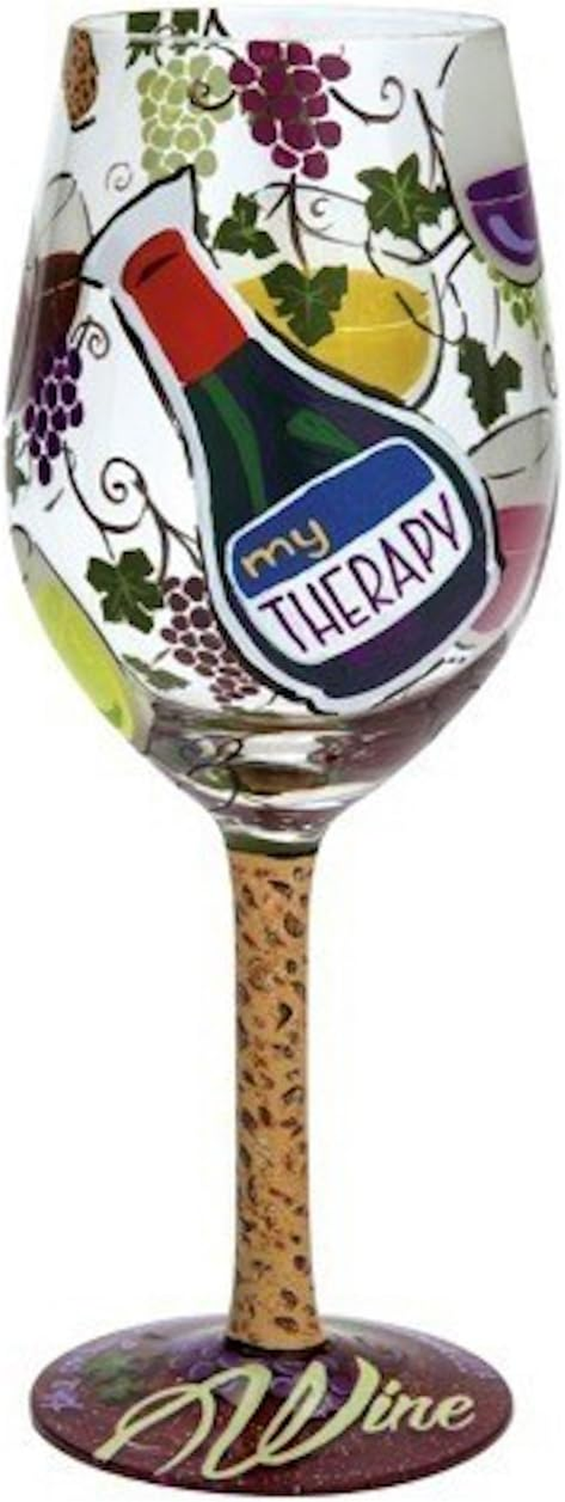 Lolita Wine Glass My Therapy GLS11-5543H image number 2
