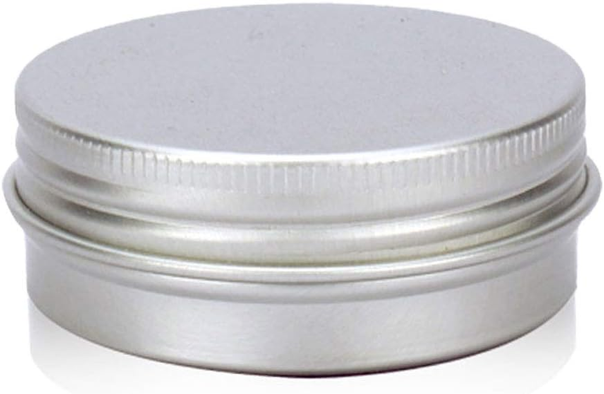 24Pcs Small Containers with Lids: 30Ml Aluminium Specimen Box - Travel Jars for Cosmetic Creams Lotion image number 2