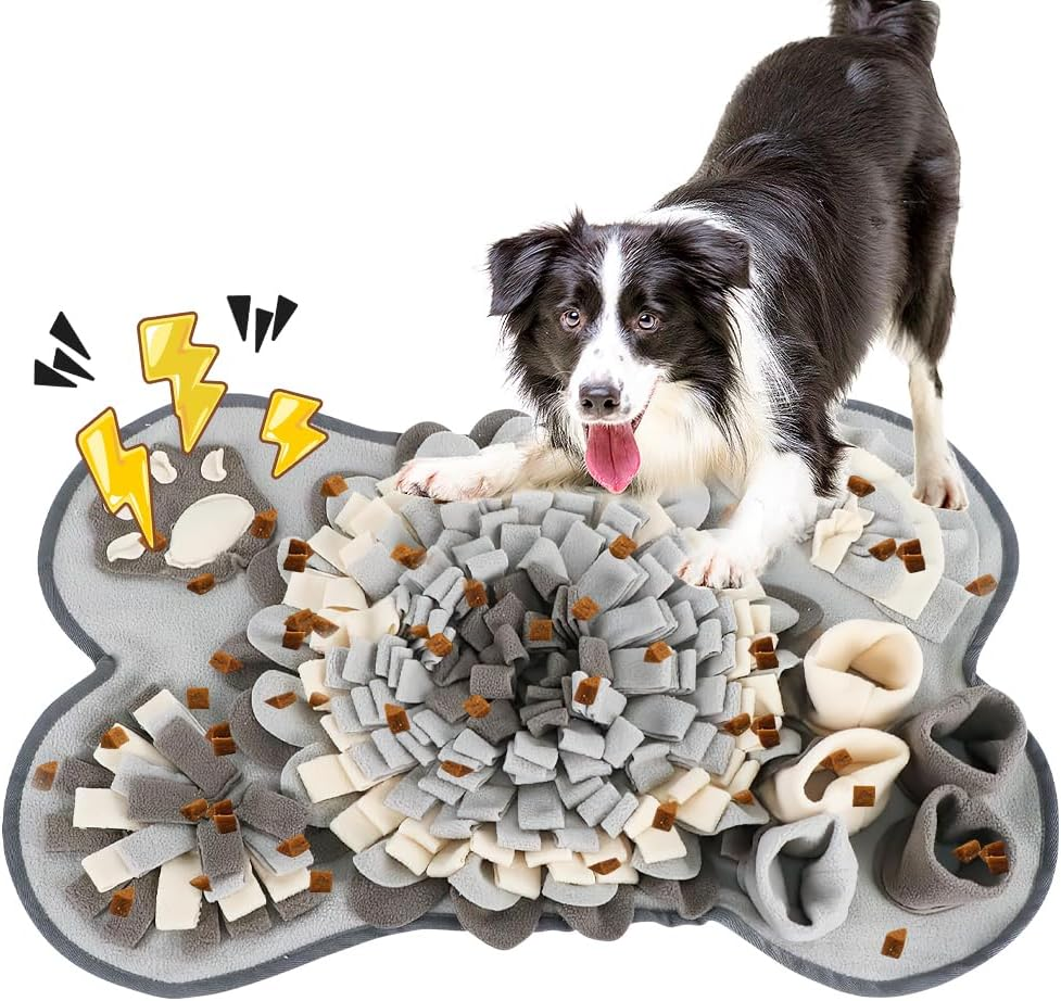 YANGUN Sniffing Rug for Dogs, Sniffing Rug, Dog Sniffing Mat, Dog Intelligence Toy for Dogs, Promotes Natural Foraging & Stress Relief for Dogs Cats image number 3