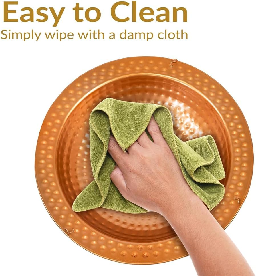 Iron Bird Bath for Outdoors - Hanging Bird Bath for Outside, Multi Functional,Hanging Bird Feeder Tray for Backyard Decor, for Outdoor Bird Feeder,Backyard, Patio Garden Yard Decoration. image number 6