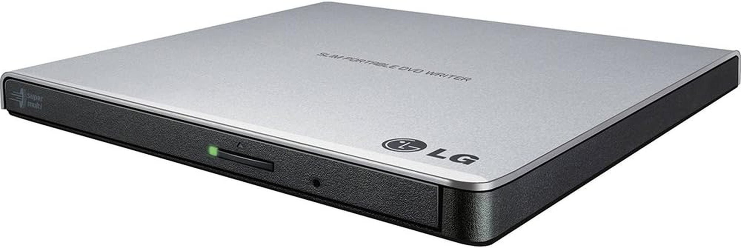 LG Electronics 8X USB 2.0 Super Multi Ultra Slim Portable DVD+/-RW External Drive with M-DISC Support, Retail (Gold) GP65NG60