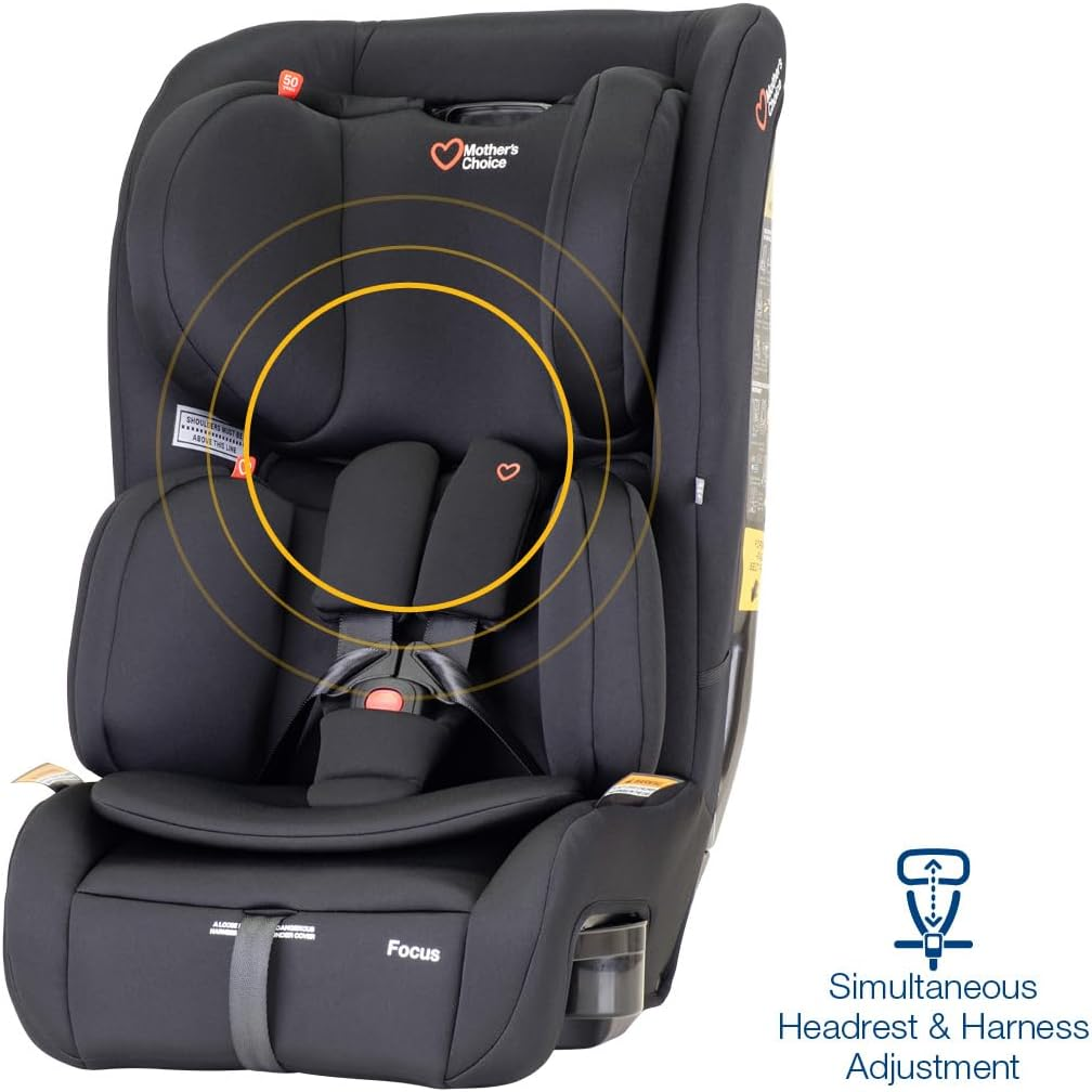 Mother'S Choice Focus: the Ultimate Forward-Facing Harnessed Car Seat for 6 Months to 8 Years - Secure, Comfortable, and Conveniently Adjustable image number 3