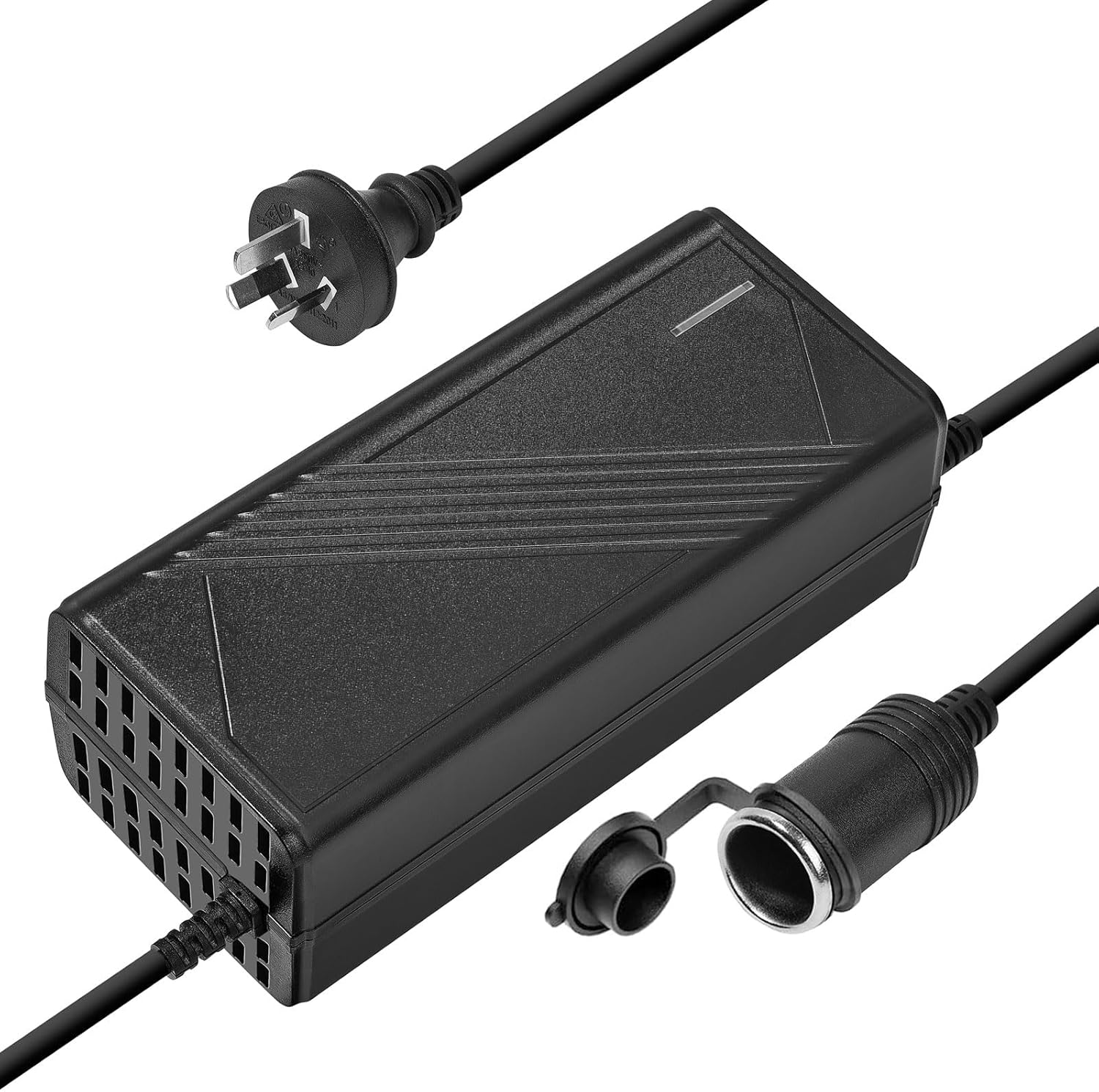 AC to DC Converter 250W(Pro Max) 12V 20A AC 110V~240V to DC 12V Converter Car Cigarette Lighter Socket Transformer AC/DC Power Adapter for Car Refrigerator, Vacuum Cleaner, Tire Inflator and More image number 2