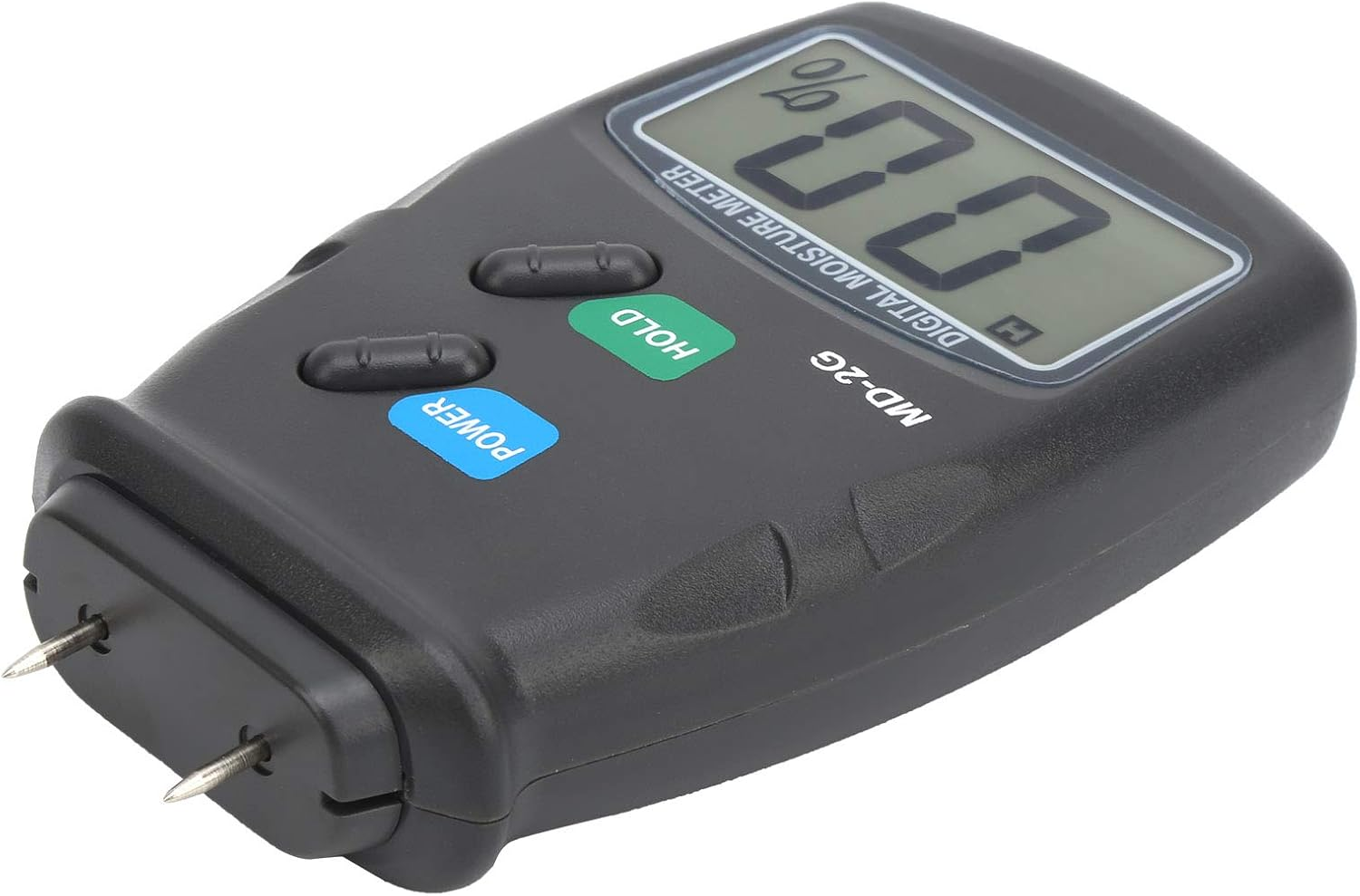 Viagasafamido Wood Moisturizer, Digital Tester with 5% -40% Measuring Range, ABS Material, Simple Operation for the Chemical Industry, Building Materials and More image number 4