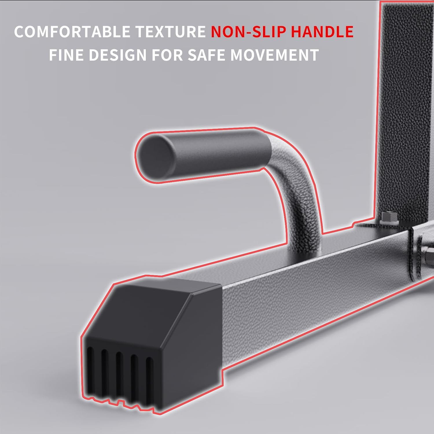 K Kingkang Dip Bar Station Set, 9 Level Adjustable, 1200Lbs Heave Duty Dip Station for Full Body Workout Fitness,Functional Parallettes Bars image number 6