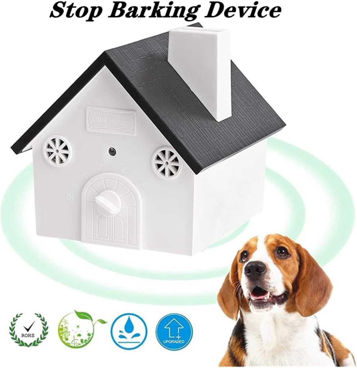 Anti Barking Device,Ultrasonic Dog Barking Deterrent Device, 50 Ft. Dog Barking Control Device Indoor Outdoor for Dogs image number 2