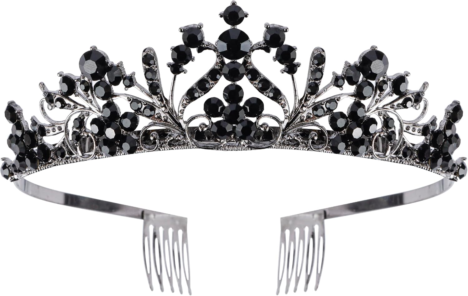 Vovii Tiaras for Girls Princess Crown Headband Birthday Queen Colorful Rhinestone Shiny Multicolor Tiara for Women Princess Decoration