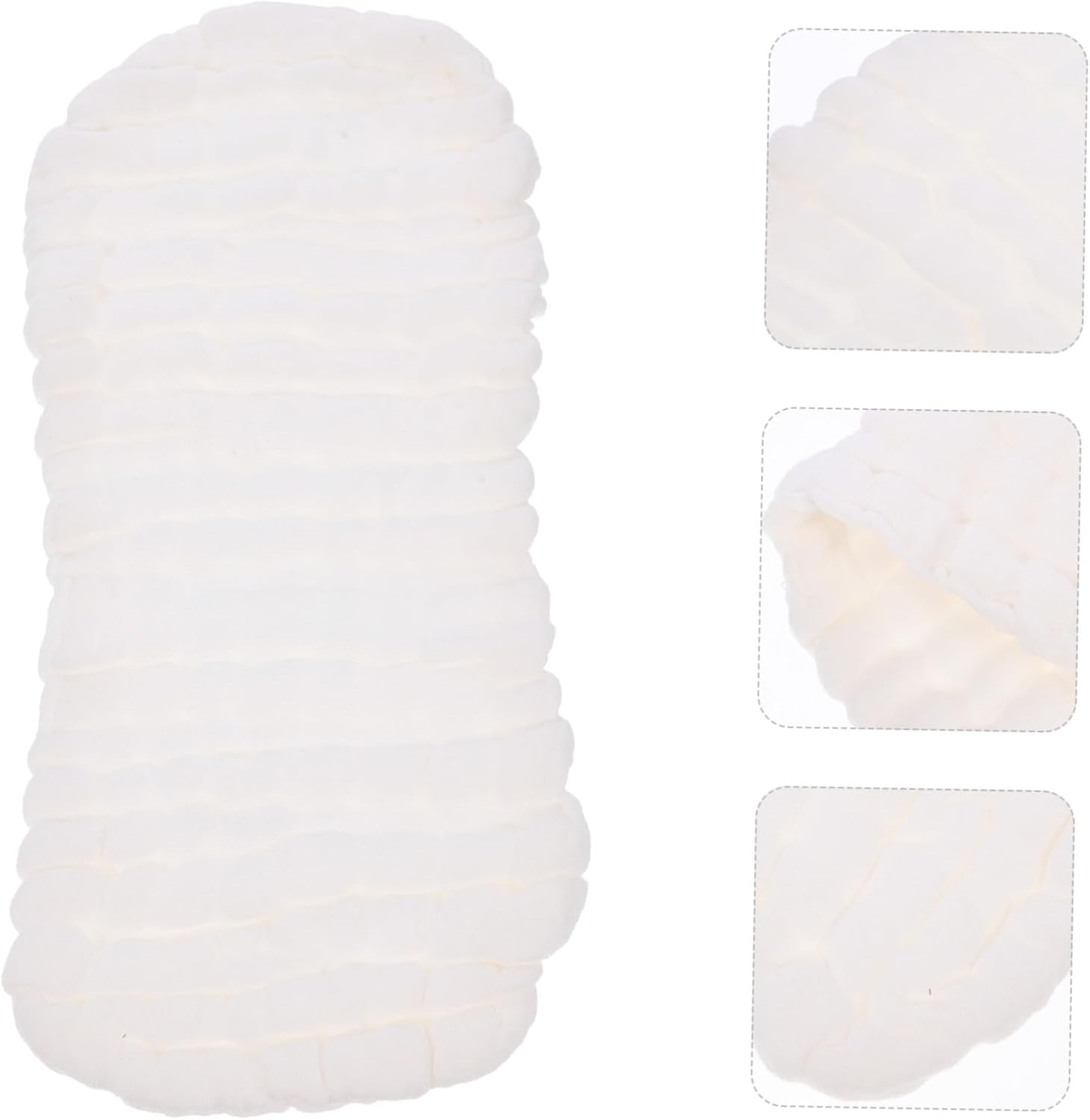 10Pcs Reusable Newborn Diaper Liners White Cloth Diapers Liner for Baby Washable Cotton Inserts image number 5