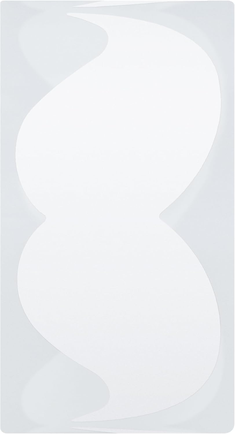 Hybsk 200Pcs Fake Moustache Stickers 3.15X1.57 Inch Self Adhesive Moustache Stickers for Masquerade Party and Father'S Day Performance Themed Party(White)