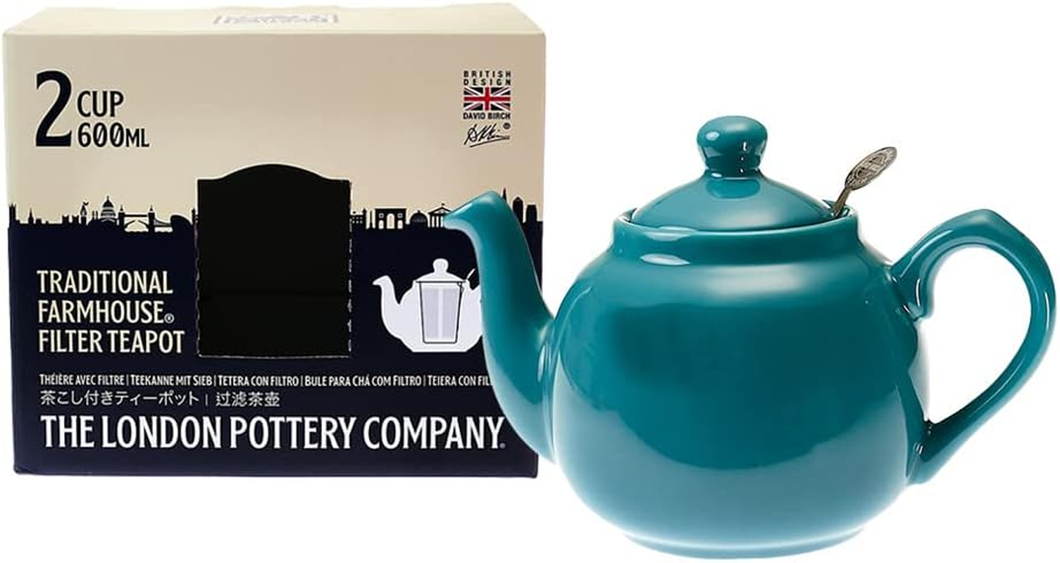 London Pottery Farmhouse Teapot for 4 Cups, Rockingham Brown