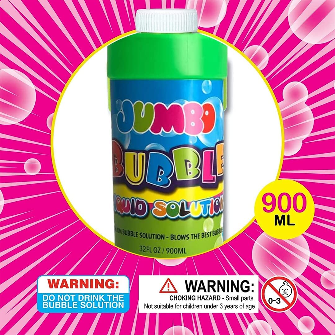 Bottles, Non-Toxic and Easy-To-Use Formula for Endless Bubble Fun, Make Every Day a Bubbly Adventure - 900Ml image number 6