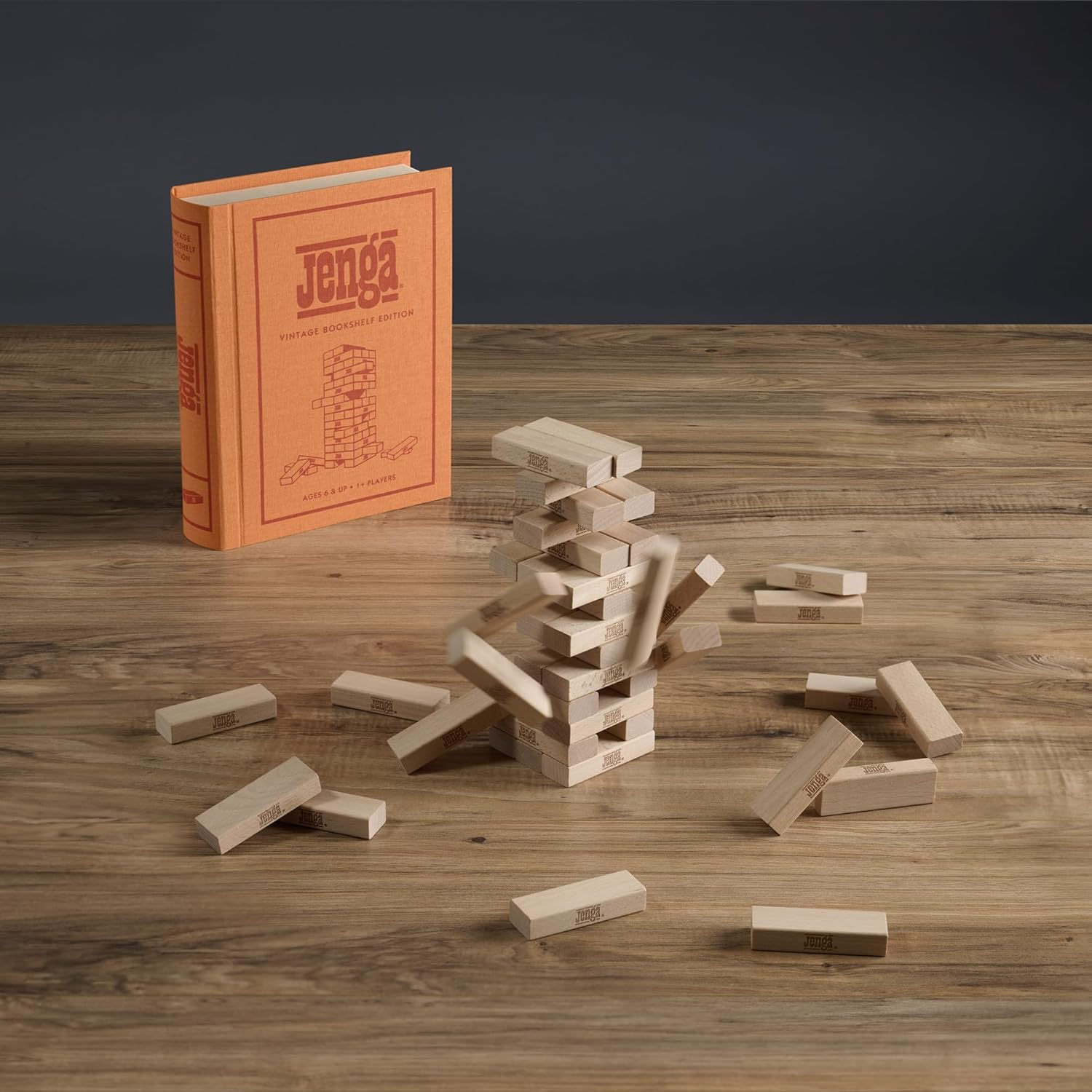 WS Game Company Jenga Vintage Bookshelf Edition image number 4