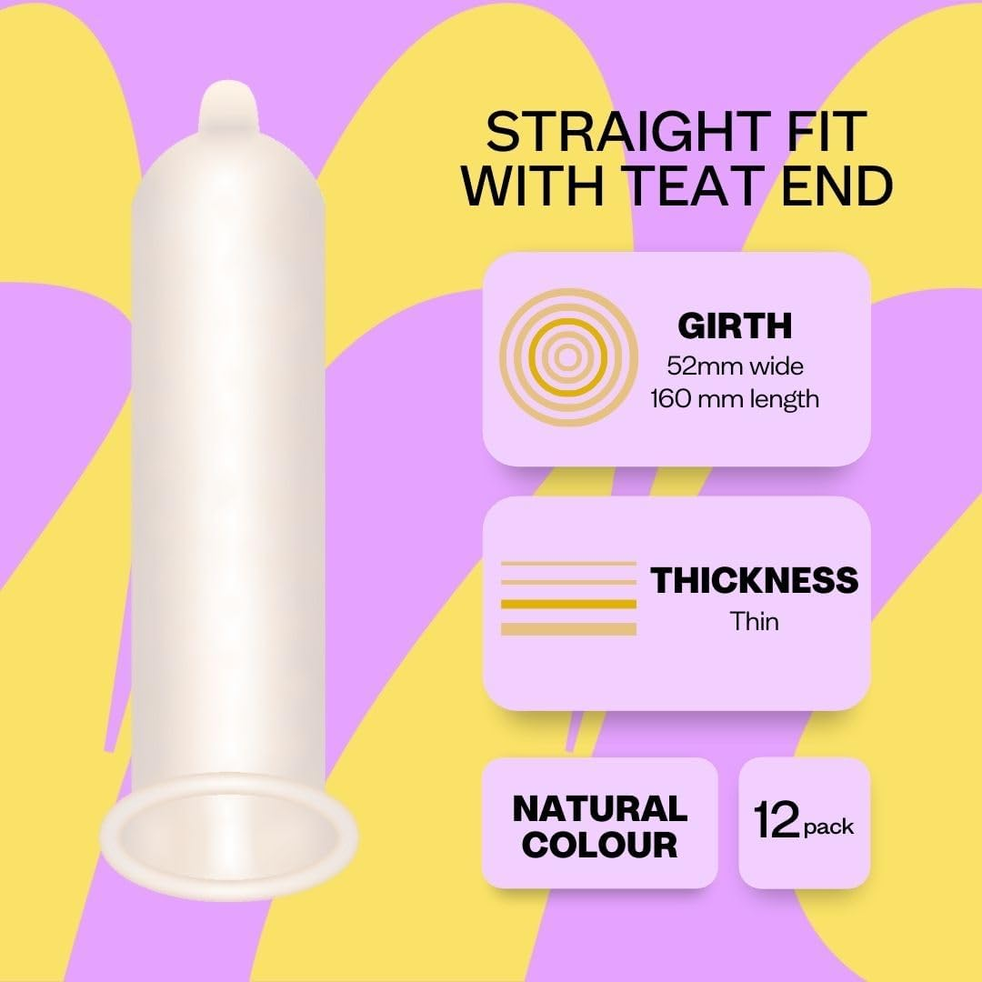 Moments inside & Out Lubricated Condoms | Regular Extra Lubricated | Vegan Certified, Dual Sensation Warming & Cooling Lube, Premium Latex, 53Mm Width, Pack of 1 (12 Counts) image number 2