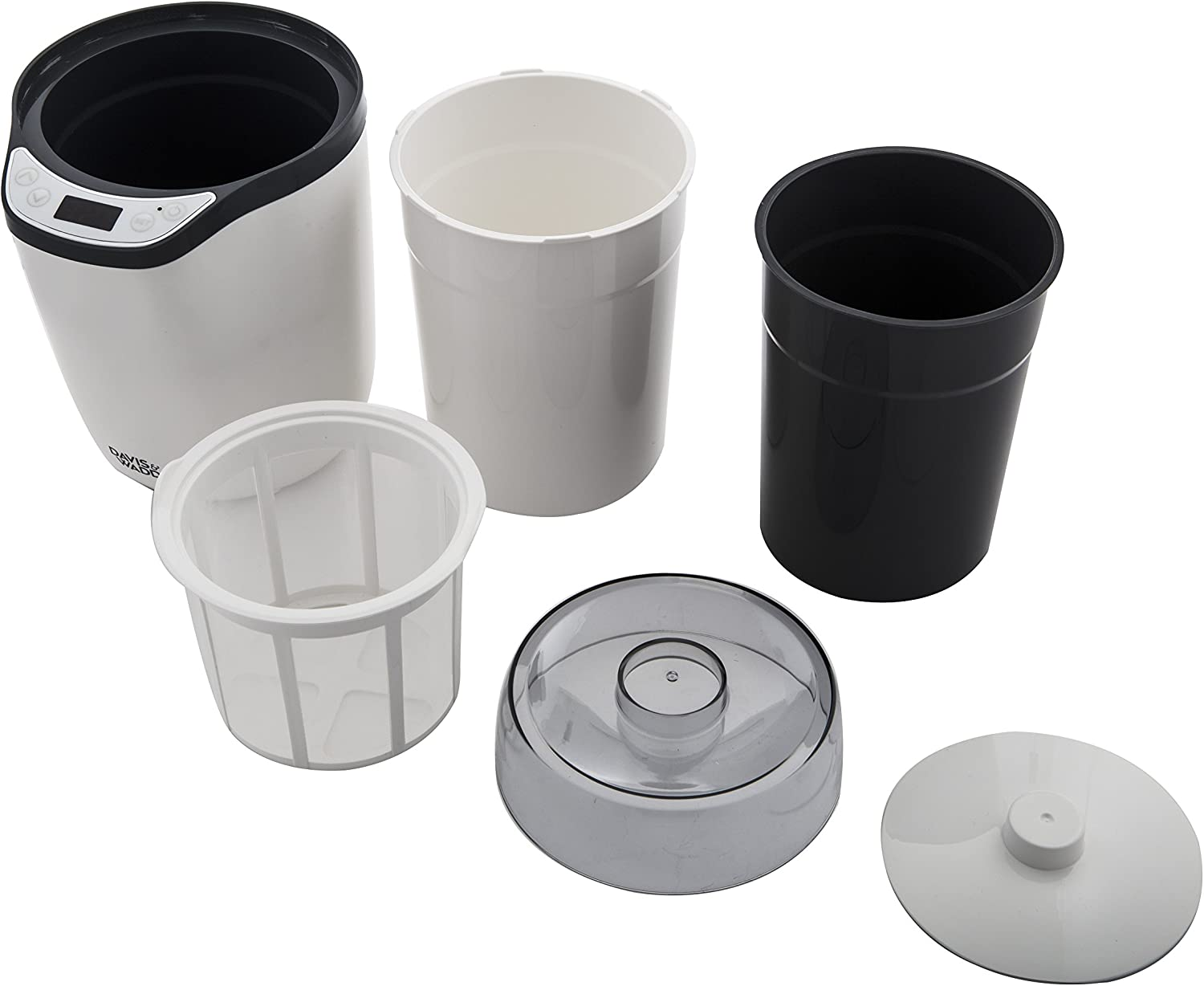 Davis & Waddell Electric Yoghurt Maker/Fermenter 2 in 1, White/Grey image number 1