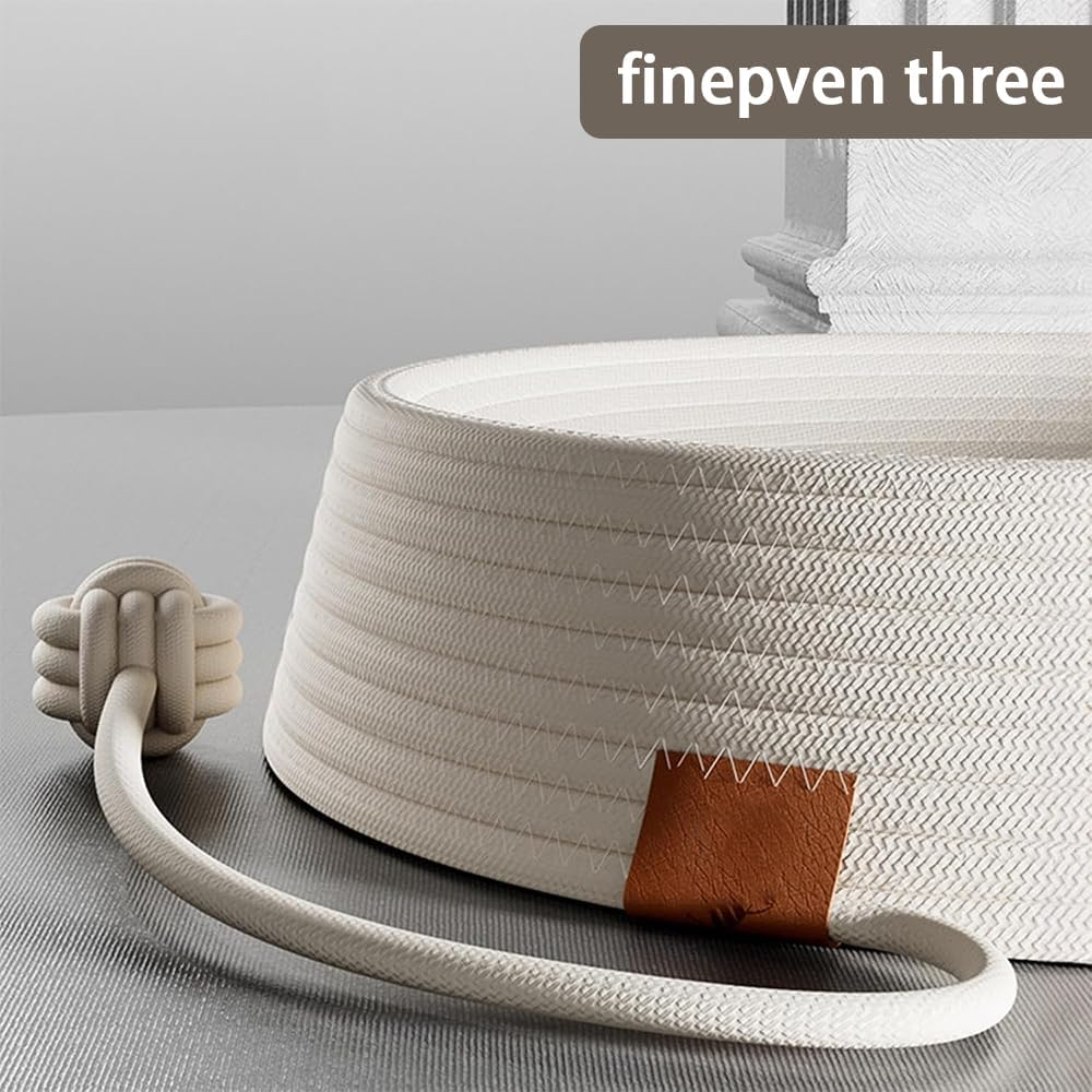 HYAVIA round Cat Scratcher Bowl &ndash; Interactive Cardboard Scratching Pad for Cats & Kittens, Couch-Style Grinding Claw Toy, Indoor Lounge Scratcher with Geometric Pattern (M) image number 3