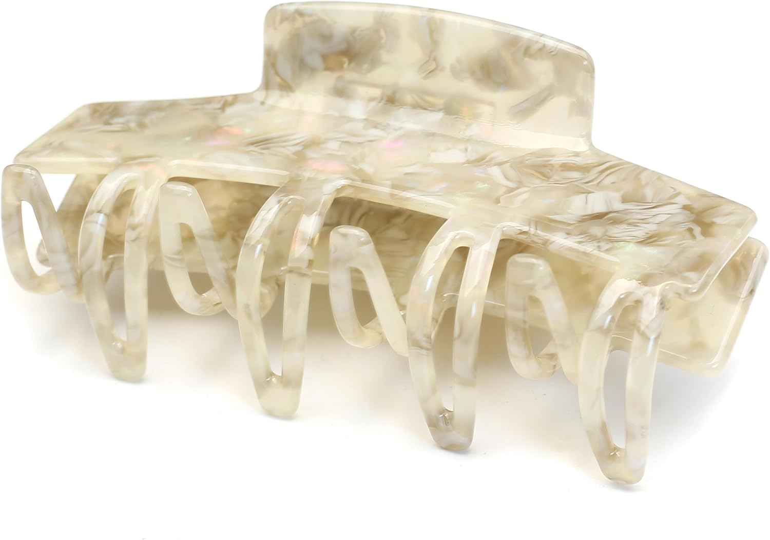 Square Hair Clip Beautiful Women'S Hair Clip Headpiece Elegant Hair Accessory 1 Piece (9.8 Cm X 4.2 Cm, Pink)