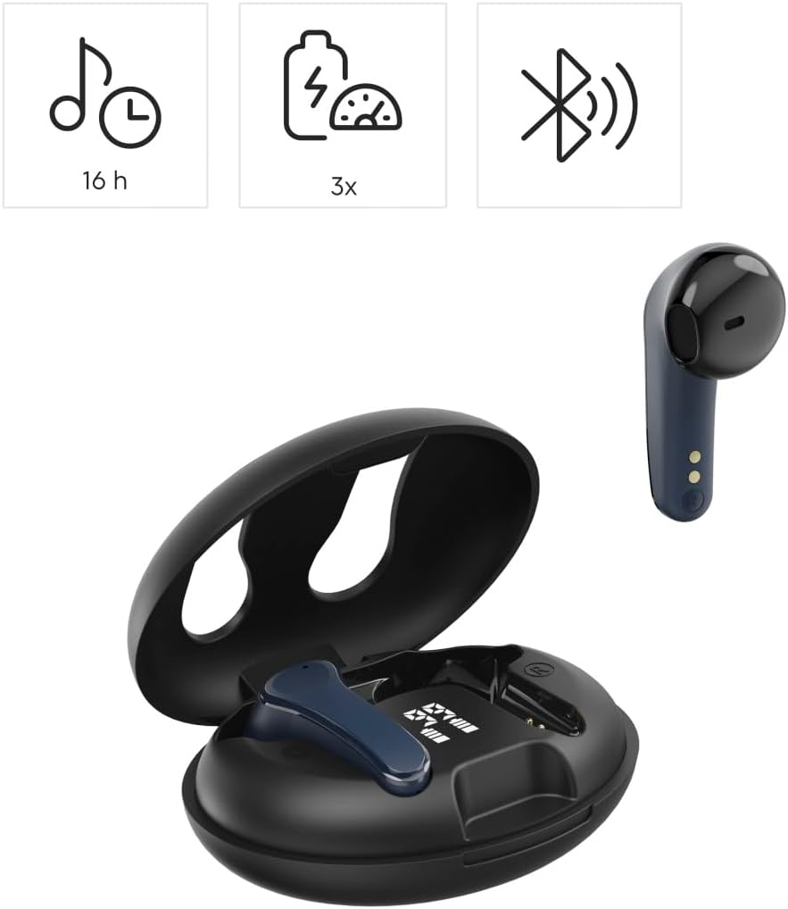 Hama Bluetooth Headphones Spirit Unchained, True Wireless Earbuds, ENC, FC, BL image number 5