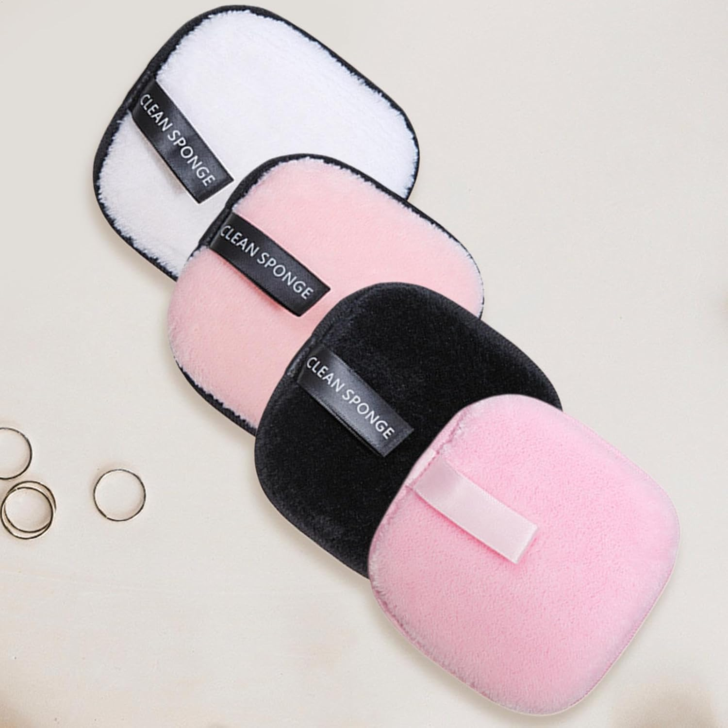 Reusable Makeup Remover Pads - 4 Count Reusable Face Pads for Facial Cleansing | Eco-Friendly Washable Face Cleansing Eco Pads for All Skin Types image number 2