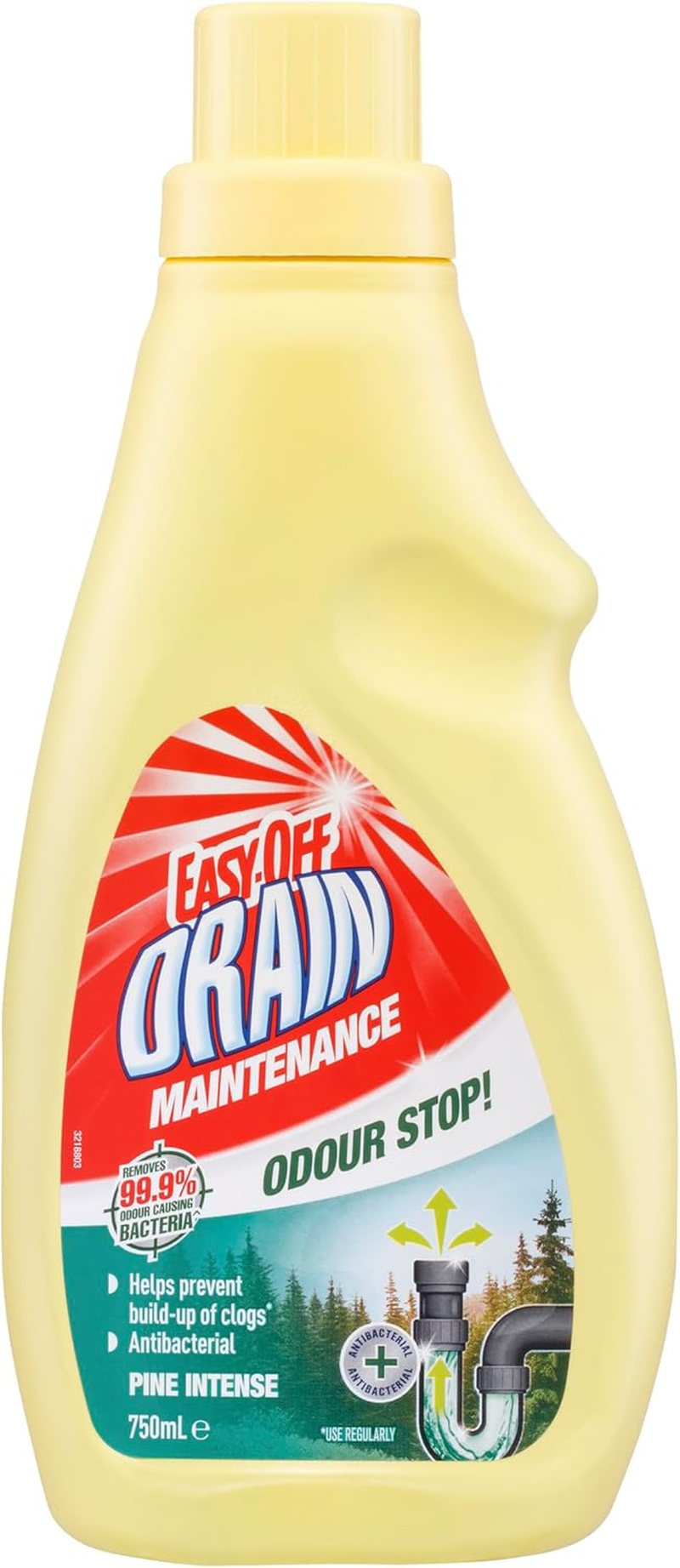 Easy-Off Bam Pine Intense Drain Maintenance Odour Stop 750 Ml image number 5