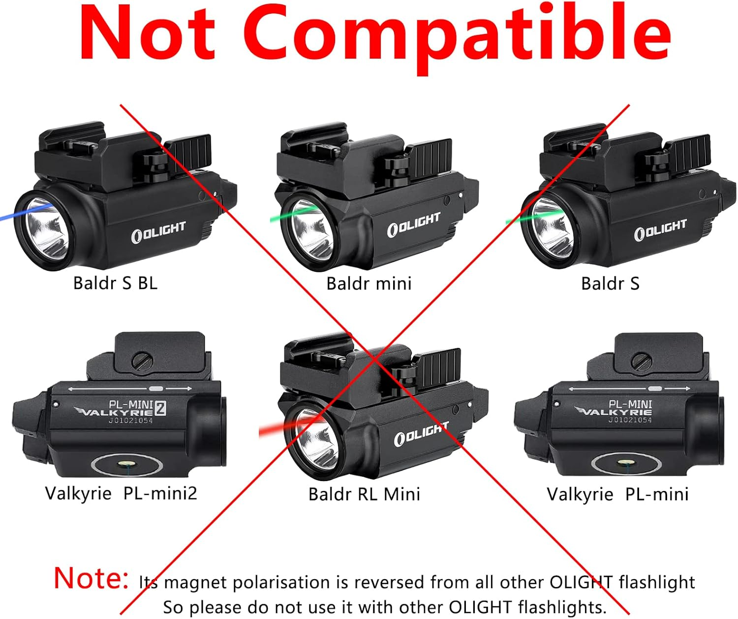 MCC 3 Magnetic Charger Compatible with Olight Odin Series, Olantern Series, Perun, Perun 2, Javelot, Marauder Mini, Seeker 3 Pro, Warrior Series, Baton S2R, Baton 3 Pro/Max, 3.3 FT/1M
