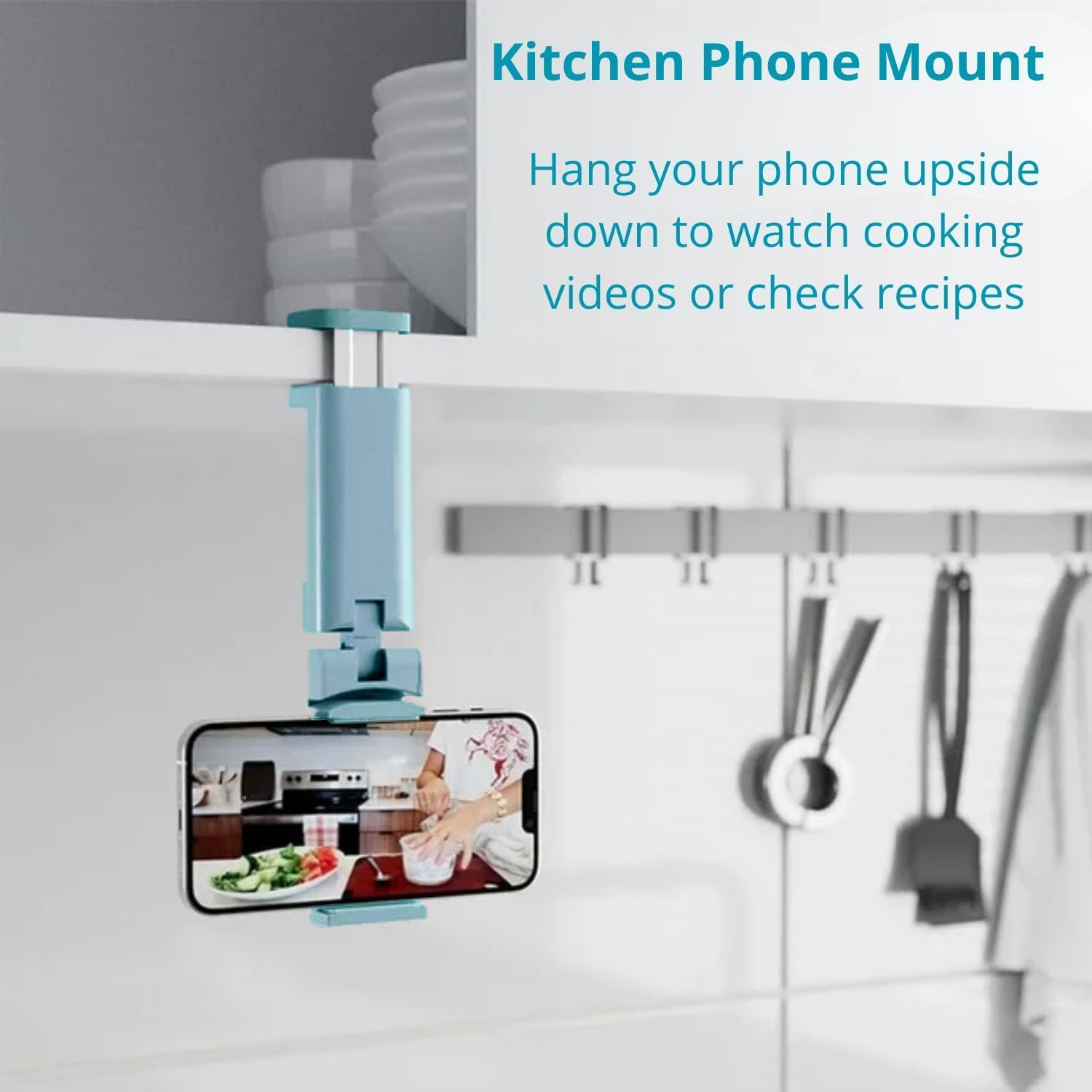 Airplane Phone Holder Travel Essentials, Multi-Directional 360&deg; Degree Rotation, Pocket-Sized Universal Handsfree Phone Mount for Flying Home Kitchen Office and Travel Accessories Must Haves (Green)