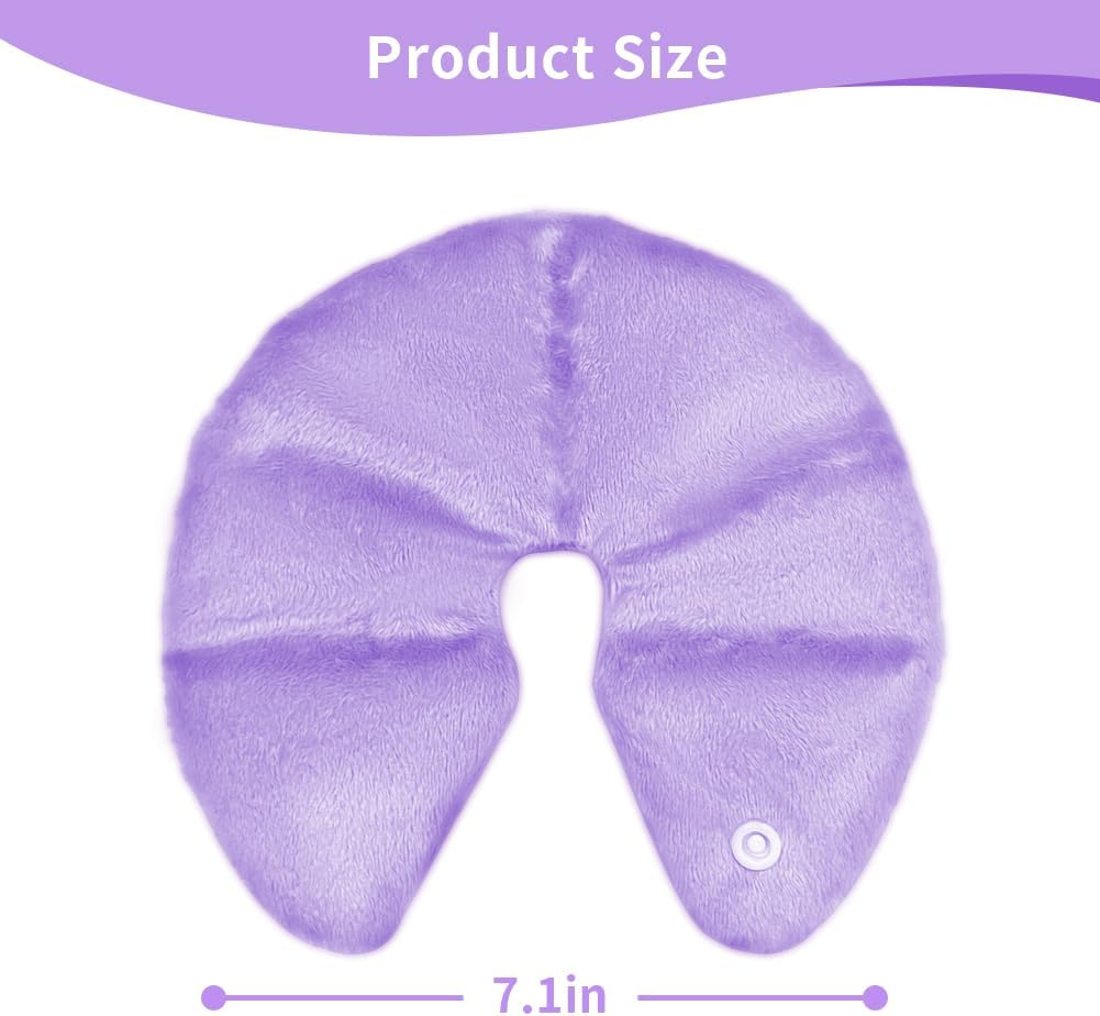 Hot Cold Gel Bead Breast Therapy Pack,Breast Ice Packs for Breastfeeding,Relief for Breastfeeding,Nursing Pain, Mastitis,Engorgement,Plugged Ducts, Boost Milk Let-Down & Production (#42 Purple) image number 5