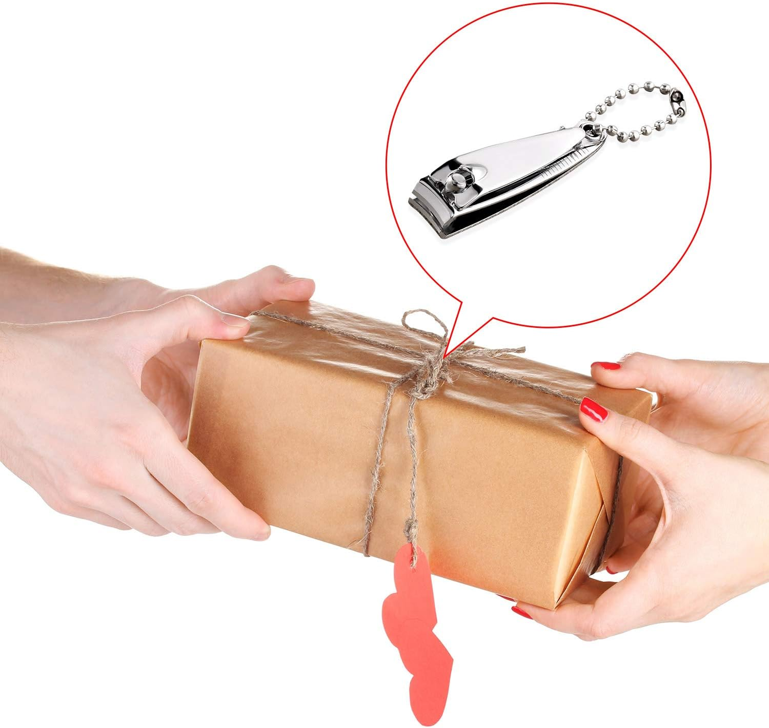 Bememo Stainless Nail Clippers Set Fingernail Clippers and Toenail Clippers Nail Cutter Tool Set for Kids, Men, Women 12 Pieces Fingernail Clipper Set image number 3