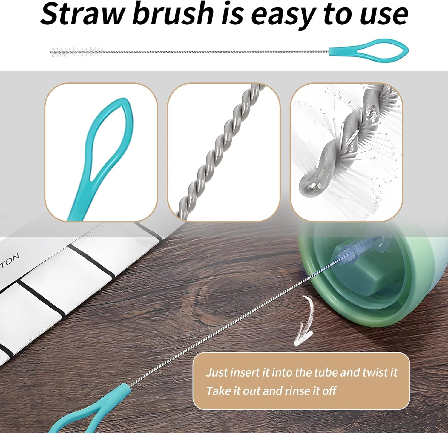 6 PCS Drain Unblocker Tools, Hair Clog Remover Sink Snake Drain, Multifunctional Plumbing Tools, Reusable, for Bathroom Toilet Kitchen Plug Hole image number 2