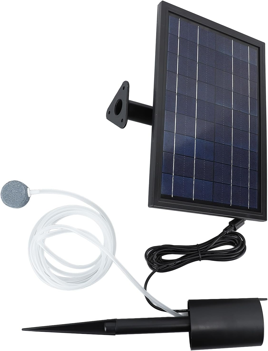 Solar Pond Aerator Efficient 8W Oxygen Air Pump for Fish Tank Hydroponics with Solar Panel for Outdoor Use