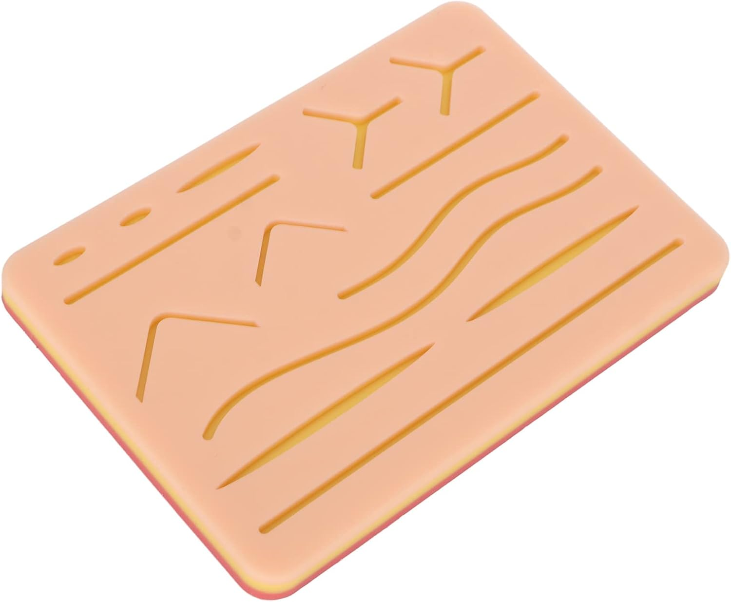 Suture Practice Skin Pad, Medical Training Skin Model, Portable and Lightweight for Nurses and Hospitals image number 1