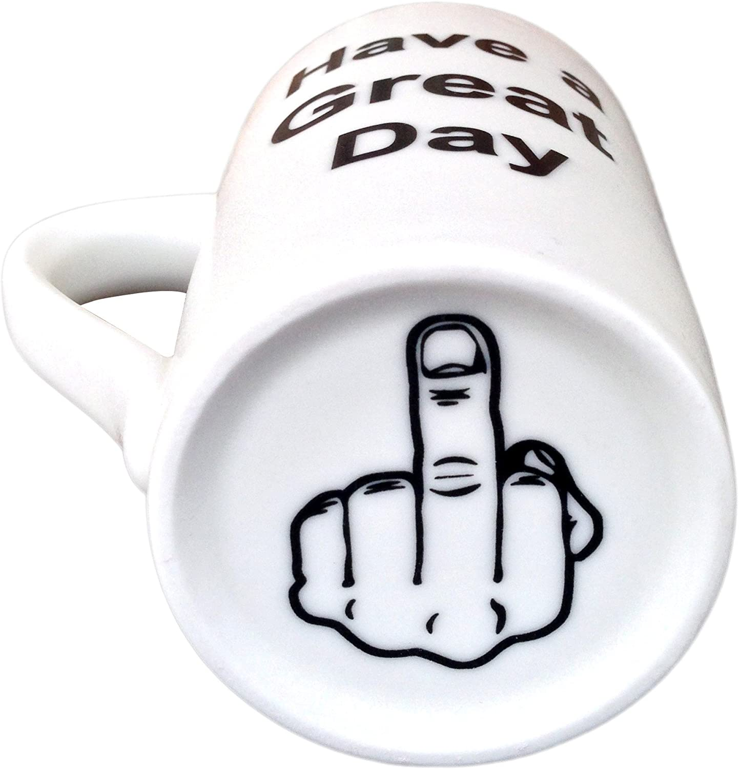 Funny Gifts Porcelain Coffee Mug Have a Great Day Funny Ceramic Cup White Christmas, Best Father'S Day and Mother'S Day Gag Gift, 12 Oz image number 3