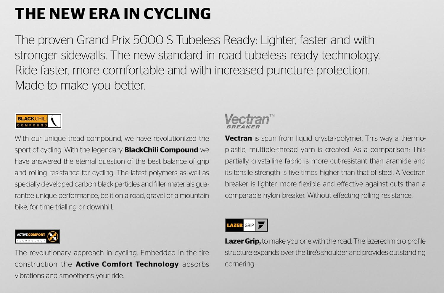 Continental Grand Prix 5000S TR Folding Tyre // 25-622 (700 X 25C) image number 5