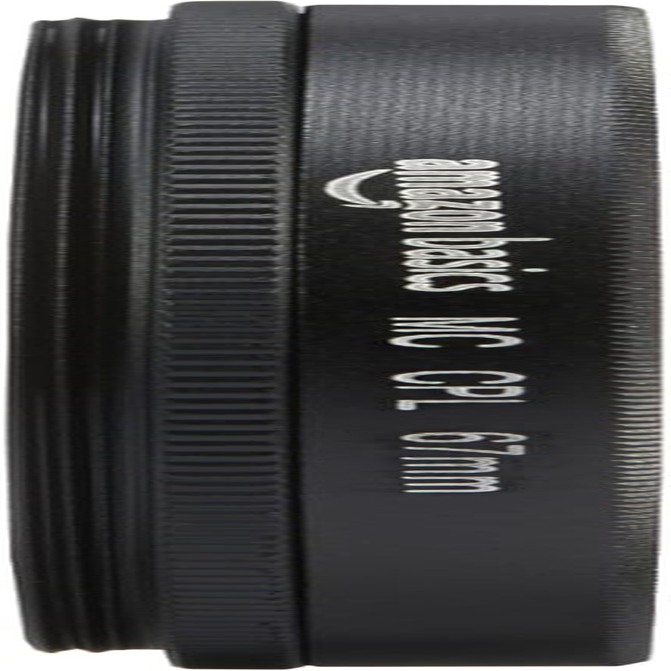 Amazon Basics Circular Polarizer Camera Lens Filter - 67 Mm