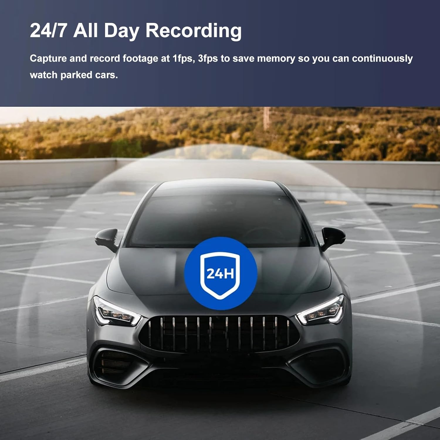 Diyeeni Dash Cam Front and Rear, 4K Ultra HD+1080P Dash Camera for Cars, Built in GPS, Mini Car Camera, App, Night Vision, G Sensor, 24H Parking Mode, Loop Recording image number 3