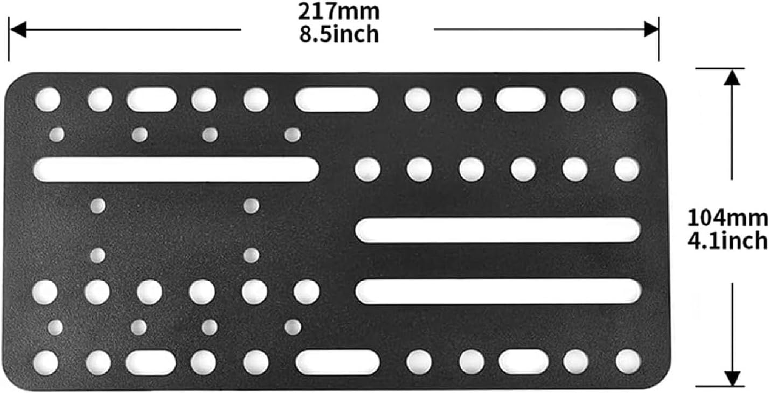 Universal Desk Mount for Sim Racing Shifter & Handbrake, Compatible with Driving Force Shifter, TH8A Shifter and USB Handbrake, Stainless Steel image number 5