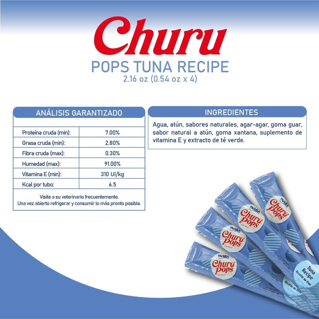 Inaba Churu Pops Tuna (Cat Treat) 6X60G image number 2