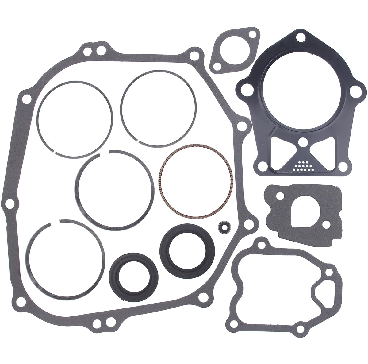 Bh-Motor New Engine Gaskets Rings Seals Rebuild Kit for Yamaha Golf CART G2 G5 G8 G9 G11 1985-1995 image number 3