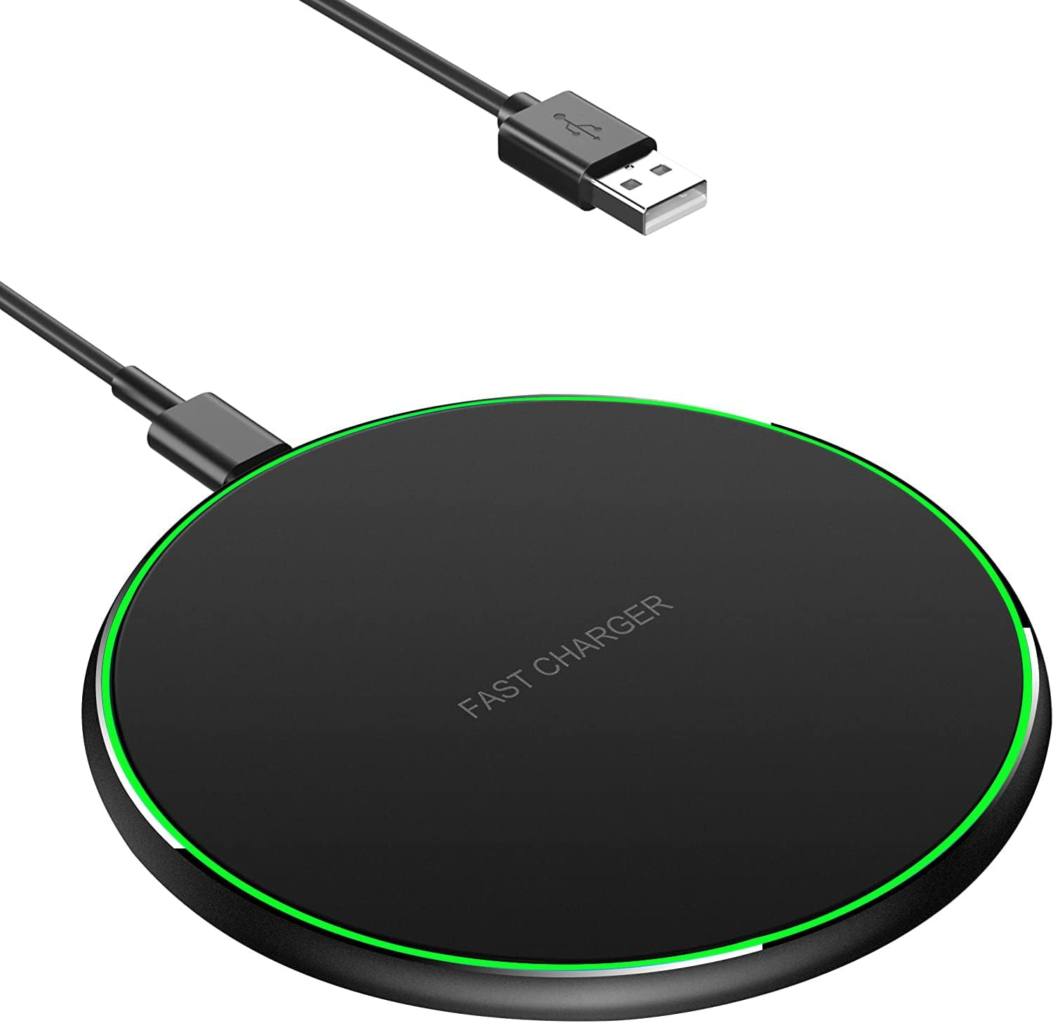 POWERIVER Wireless Fast Charger, Qi Induction Charger Compatible with Iphone 14/15/13/12/11/ Pro/Xs Max/Xr/Xs/X, Airpods 2/3/Pro, Samsung Galaxy S23/S22/S21/S10/S9/S8/Note 20/10 image number 1
