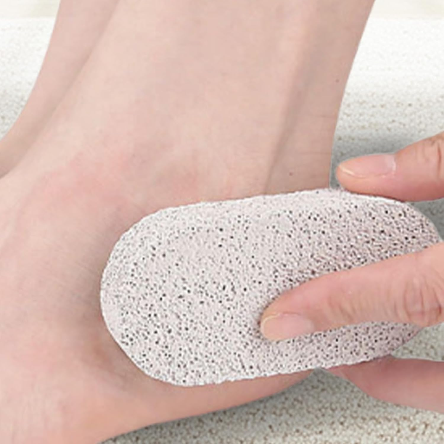 Moreeulsi Foot Stone,Health Foot Care Stone - Softener Natural Sturdy Professional Pumice for Adults Palm Elbows Heels Hands Women Body Men