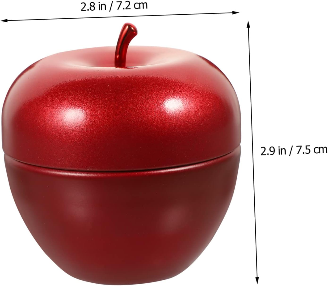 OATIPHO 10Pcs Sealed Candy Storage Jars Lids Apple Shape Tea Cans for Kitchen Home Tea Jar Decor image number 5