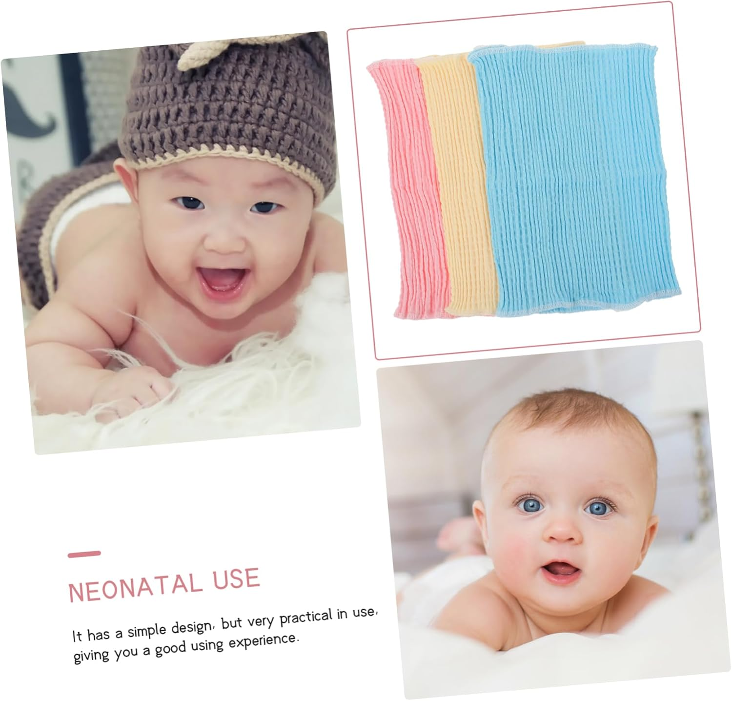 Toyvian 3Pcs Cotton Infant Bellyband Newborn Toddler Belly Protector Thickened Elastic Belly Belt Assorted Colors Soft Baby Abdominal Wrap for Boys and Girls image number 4