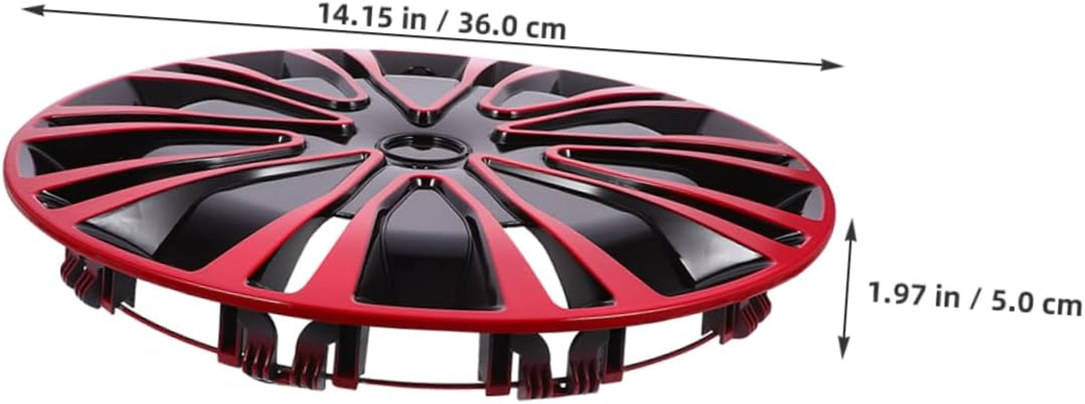 SEWOART 2Pcs Automotive Wheel Hub Covers Fitment Hubcap Decorations for Cars Trucks Easy DIY Installation