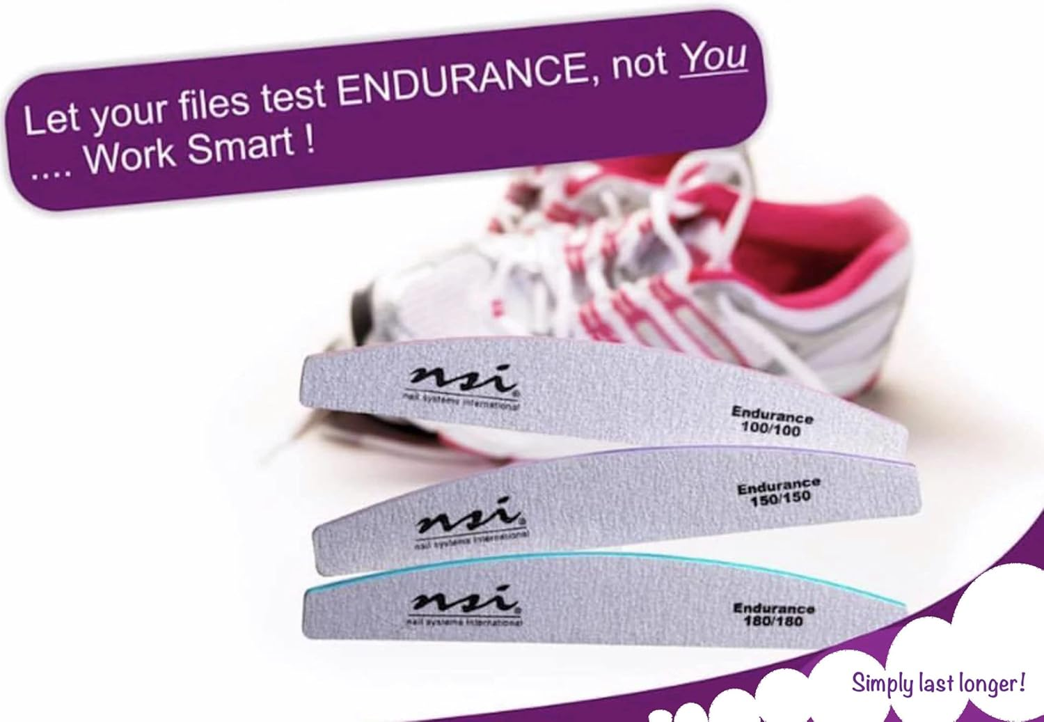 Endurance Nail File 180/180 Grit (Fine) image number 6